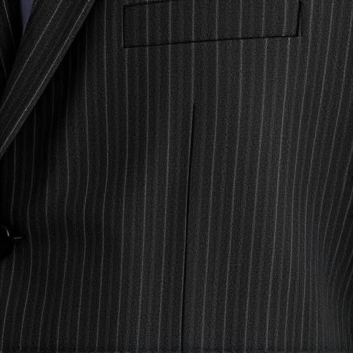 Charcoal grey bespoke suit with subtle pinstripe